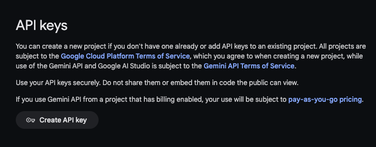 Gemini Flash API Key